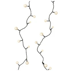 Lumineo 120 LED Warm White Cherry Lights, Black Wire, 29.5 Ft, Indoor/Outdoor 7 Lumineo 120 LED Warm White Cherry Lights, Black Wire, 29.5 Ft, Indoor/Outdoor -Christmas Loft Shop 071532 4 67289.1719847870