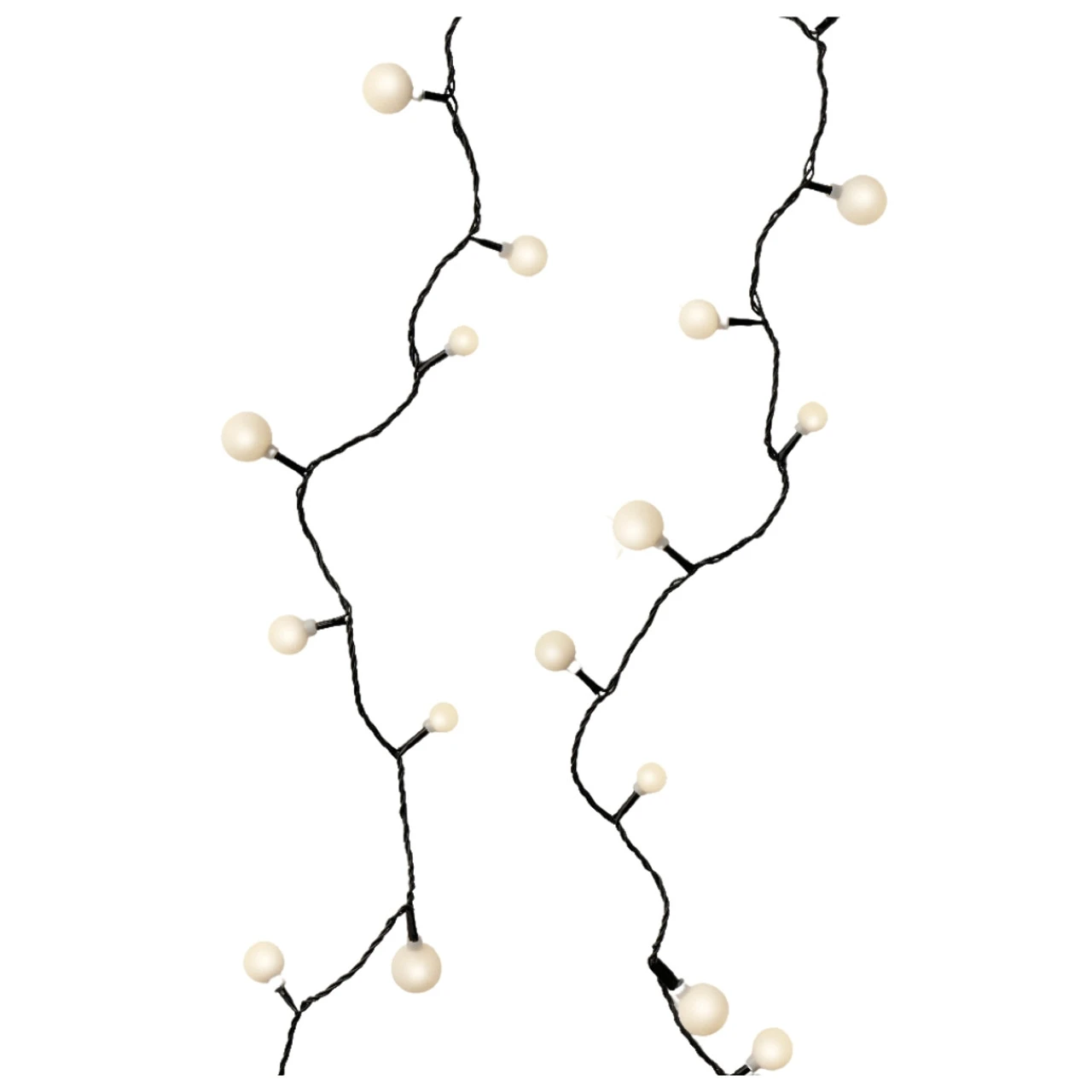 Lumineo 120 LED Warm White Cherry Lights, Black Wire, 29.5 Ft, Indoor/Outdoor 3 Lumineo 120 LED Warm White Cherry Lights, Black Wire, 29.5 Ft, Indoor/Outdoor - Image 3