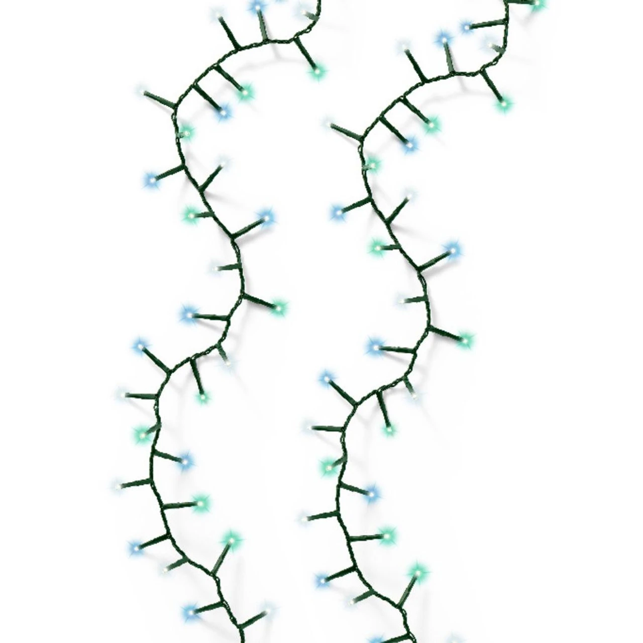 Lumineo 1000 LED Compact Blue Multi Color Lights On Green Wire - Image 2