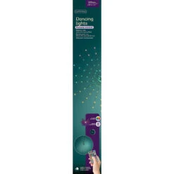 Lumineo 120 LED Dancing Lights Polestar Black Wire With Remote Control