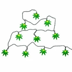 Kurt Adler 10-Light Cannabis Light Set 5 Kurt Adler 10-Light Cannabis Light Set -Christmas Loft Shop 074330 Kurt Adler 10 Light Cannabis Light Set set 97214.1650646987