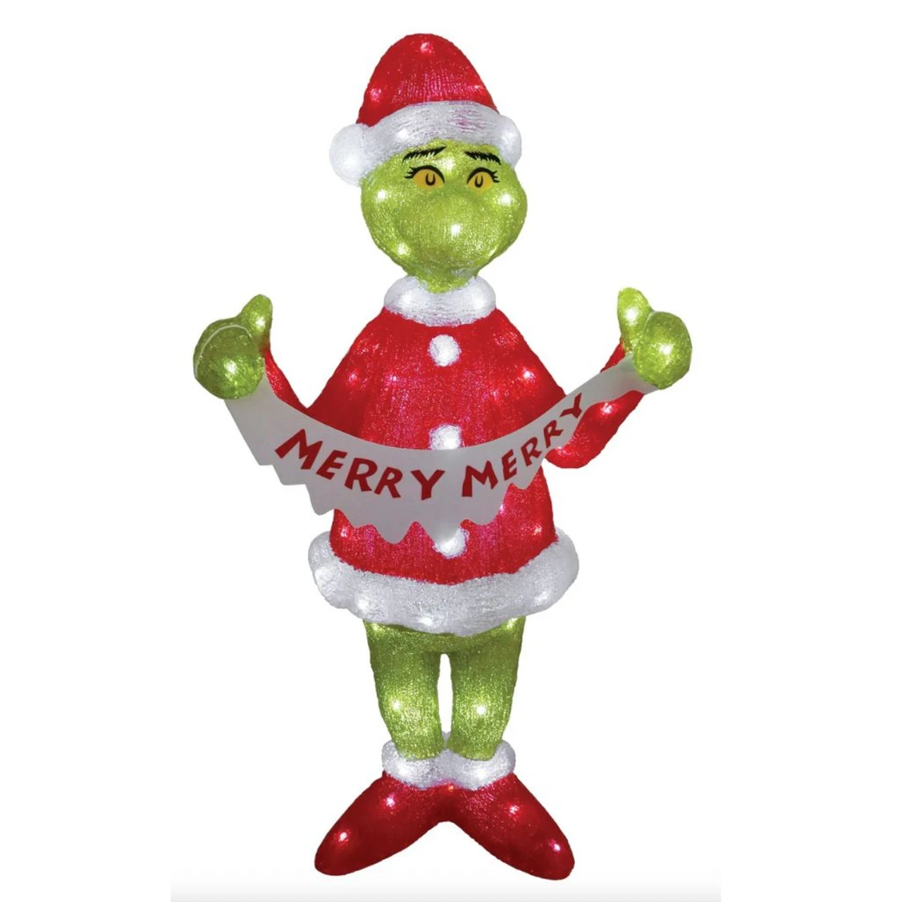 35 Inch The Grinch Lighted Christmas Statue 1 35 Inch The Grinch Lighted Christmas Statue