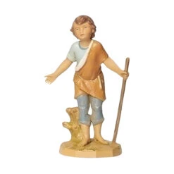Fontanini 5 Inch Savio Boy Shepherd Nativity Figurine