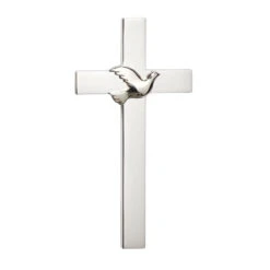 Confirmation Cross W/Dove - Silver