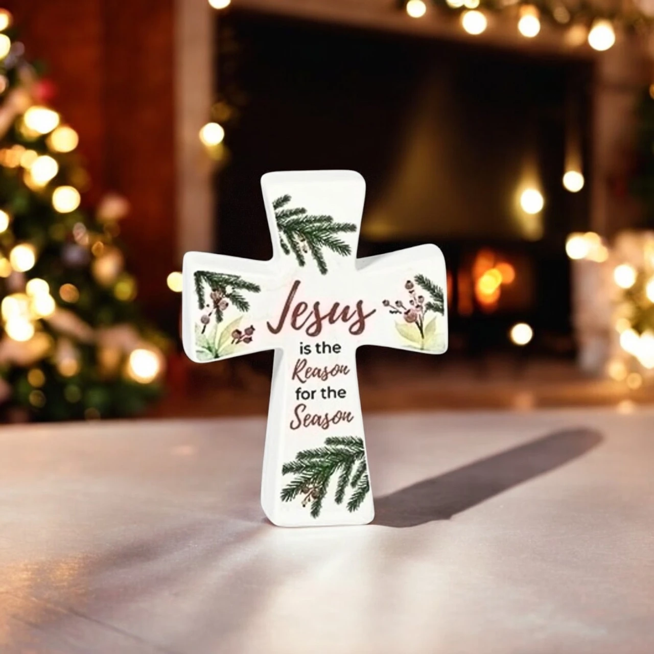 Floral Cross - Jesus Is Reason 2 Floral Cross - Jesus Is Reason - Image 2