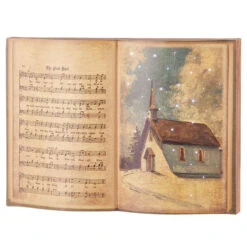 The First Noel Choir Sheet Music LED Twinkling Lighted Book