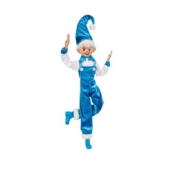 Jolly Posable Elf - Blue