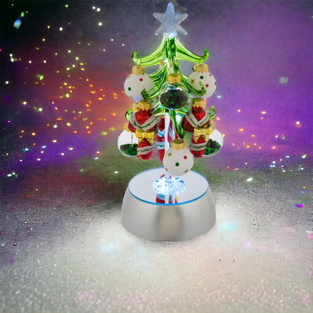 Light-Up Christmas Tree With Candy Cane Ornaments 2 Light-Up Christmas Tree With Candy Cane Ornaments - Image 2