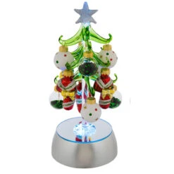 Light-Up Christmas Tree With Candy Cane Ornaments