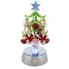 Light-Up Christmas Tree With Peppermint Ornaments