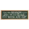 23 Inch Engraved Green Wooden Wall Sign With Glitter