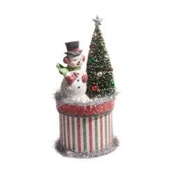 Retro Christmas Friends Snowman Box