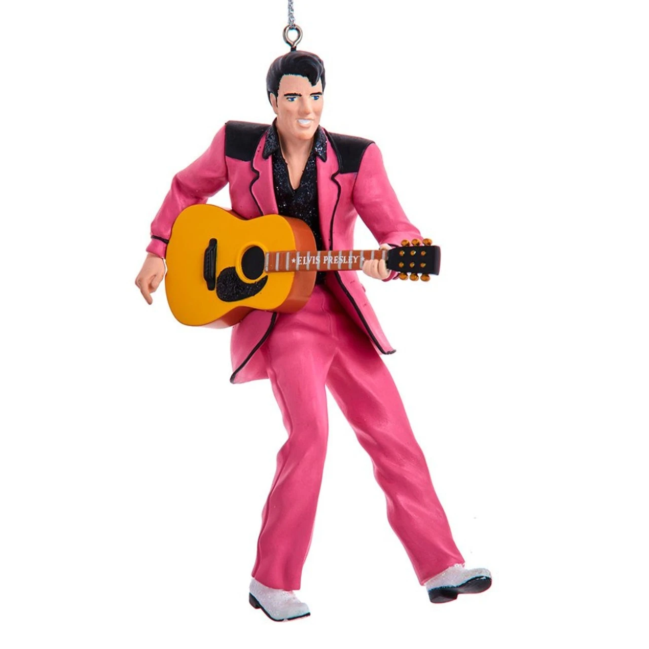 Kurt Adler Elvis Presley In Pink Suit Ornament 1 Kurt Adler Elvis Presley In Pink Suit Ornament