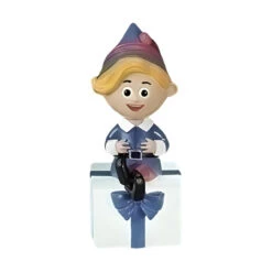 LED Hermey The Elf On Present Figurine