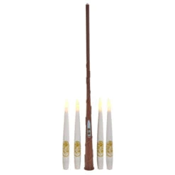 Kurt Adler Harry Potter 10 Floating Candles With Wand Remote Light Set
