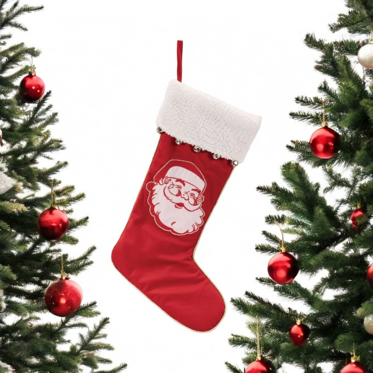 Christmas Red Santa Stocking 2 Christmas Red Santa Stocking - Image 2