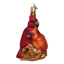 Old World Christmas - Pair Of Cardinals Ornament
