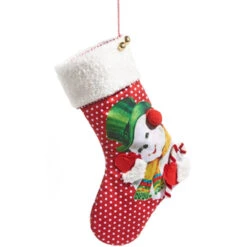 Retro Snowman Stocking