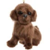 Kurt Adler Furry Brown Labrador Retriever Dog Ornament