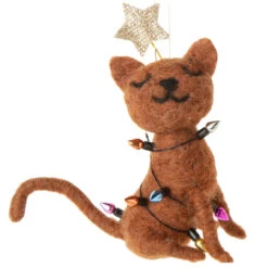 Orange Cat Ornament