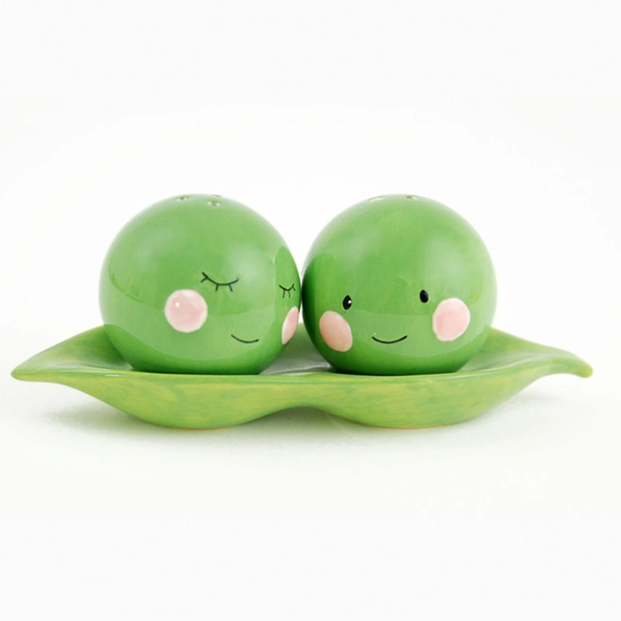Peas In A Pod Salt Pepper Set Whimsical Pair 1 Peas In A Pod Salt Pepper Set Whimsical Pair
