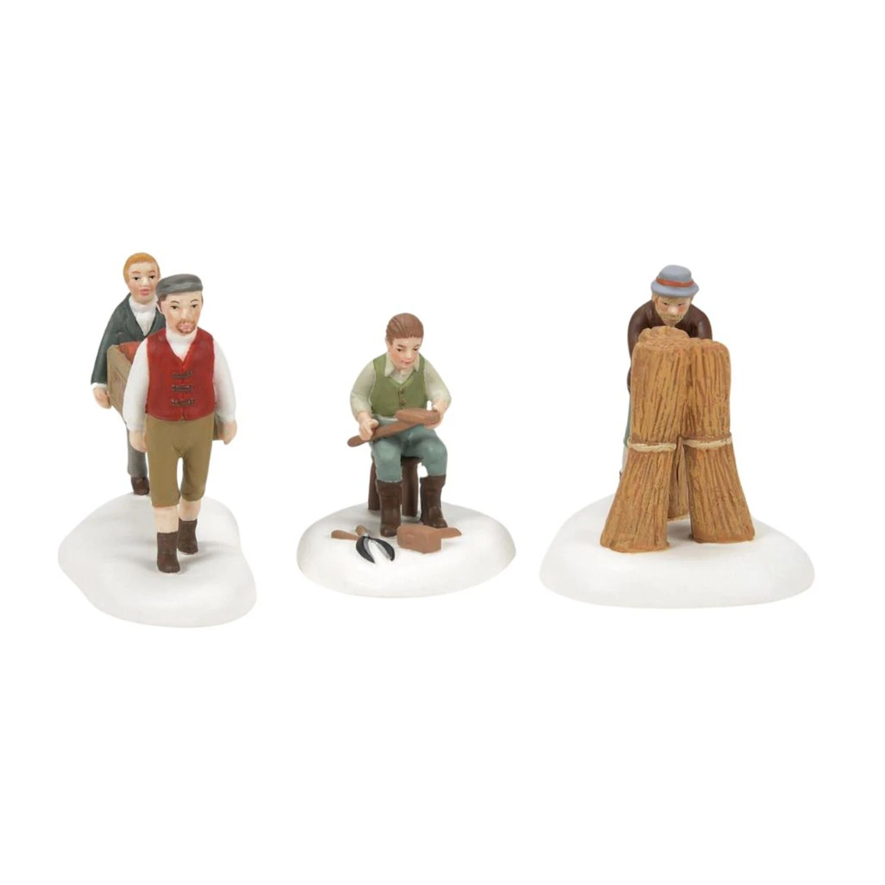 Department 56 - Dickens Village - Harvesting Progress Set Of 3 2 Department 56 - Dickens Village - Harvesting Progress Set Of 3 - Image 2