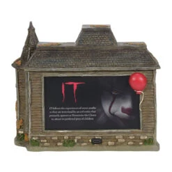 Department 56 - Halloween - Neibolt House With Pennywise Set Of 2 -Christmas Loft Shop 181563 3 31068.1744755650