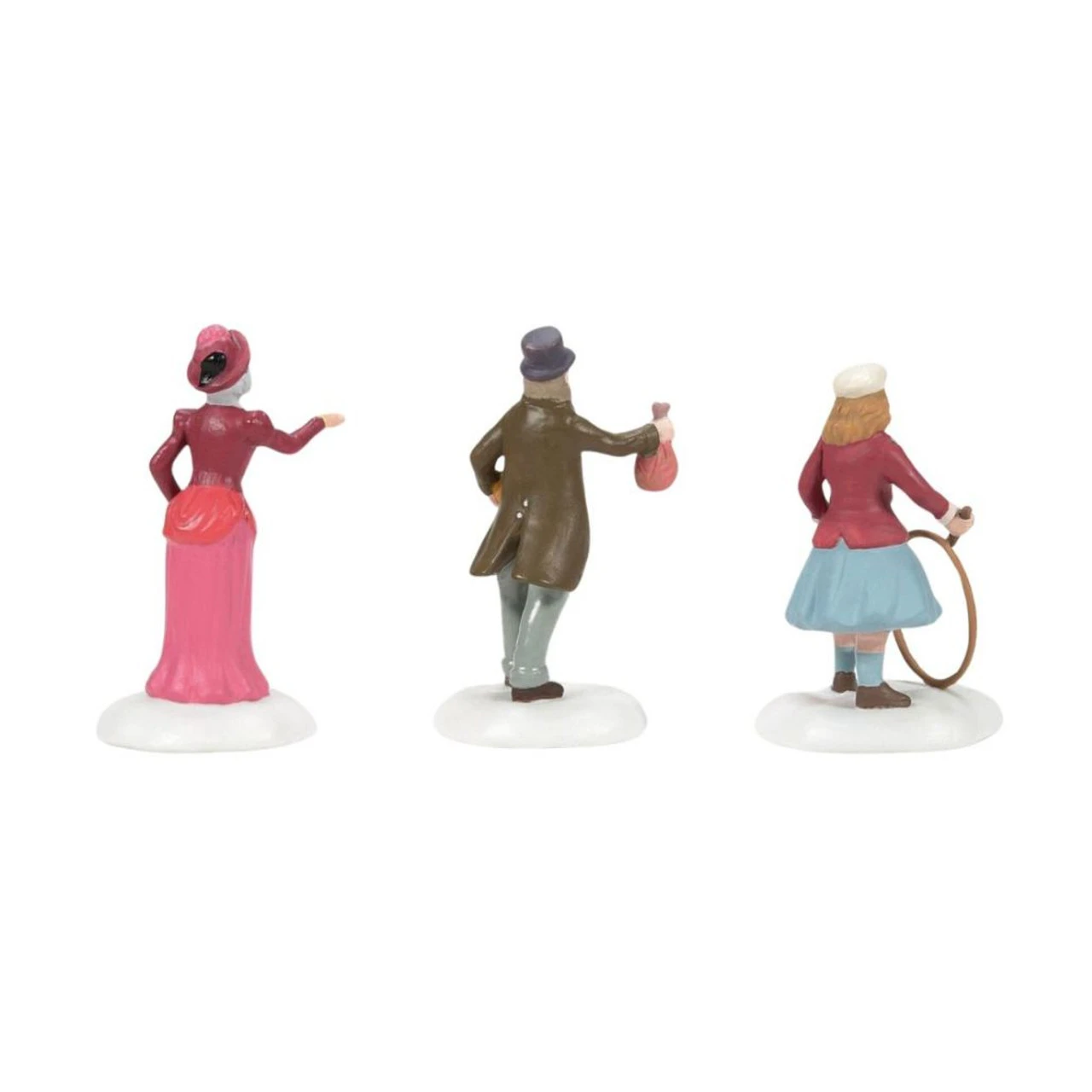 Department 56 - Dickens Village - Friends & Neighbors Set Of 3 2 Department 56 - Dickens Village - Friends & Neighbors Set Of 3 - Image 2