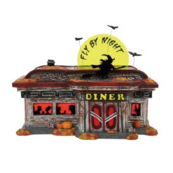 Department 56 - Snow Village Halloween - Fly By Night Diner
