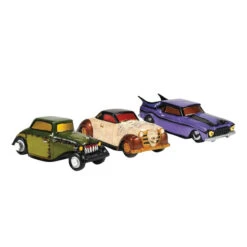 Department 56 - Snow Village Halloween - Creepy Cars Set Of 3