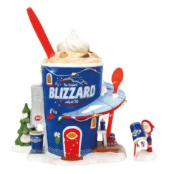 Department 56 - North Pole Village - Forecasting A Blizzard Set Of 2