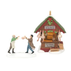 Department 56 - Dickens Village - Dressed Turkey Auction Set Of 2