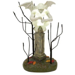 Department 56 Halloween - Gargoyle Watching Over The Graveyard