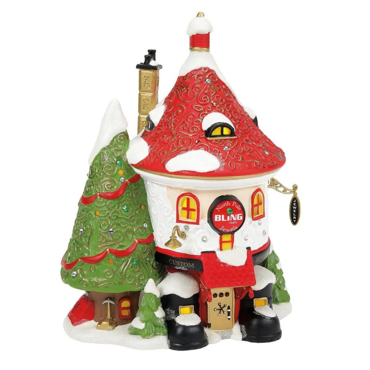 Department 56 - North Pole Village - Blingtastic Jewelers 1 Department 56 - North Pole Village - Blingtastic Jewelers