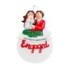 Personalized Engaged Couple Ornament