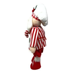 Whimsical Plush Mrs. Claus Chef Stander -Christmas Loft Shop 1 Whimsical Chef Santa Fabric Stander side 66930.1709751301