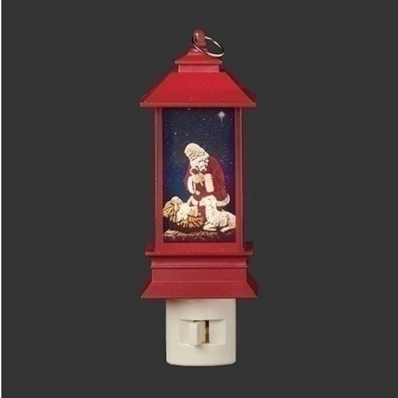 Kneeling Santa Lantern Nite Lite 2 Kneeling Santa Lantern Nite Lite - Image 2