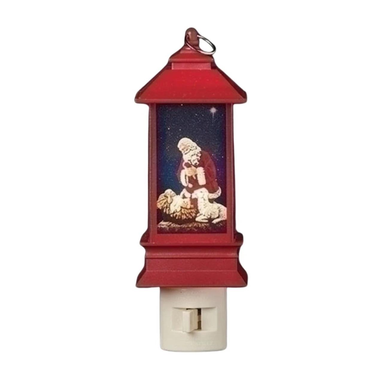 Kneeling Santa Lantern Nite Lite 1 Kneeling Santa Lantern Nite Lite