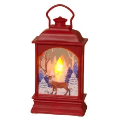 Mini Lighted Deer Lantern