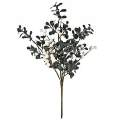 Winterberry Spray With White Berries