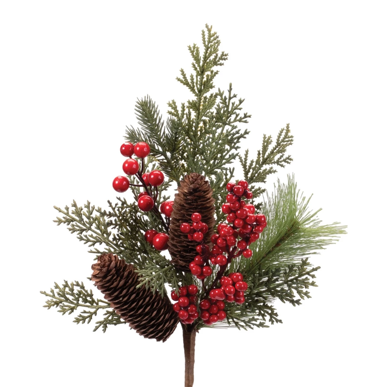 Pine Spray With Berries And Pinecones 3 Pine Spray With Berries And Pinecones - Image 3