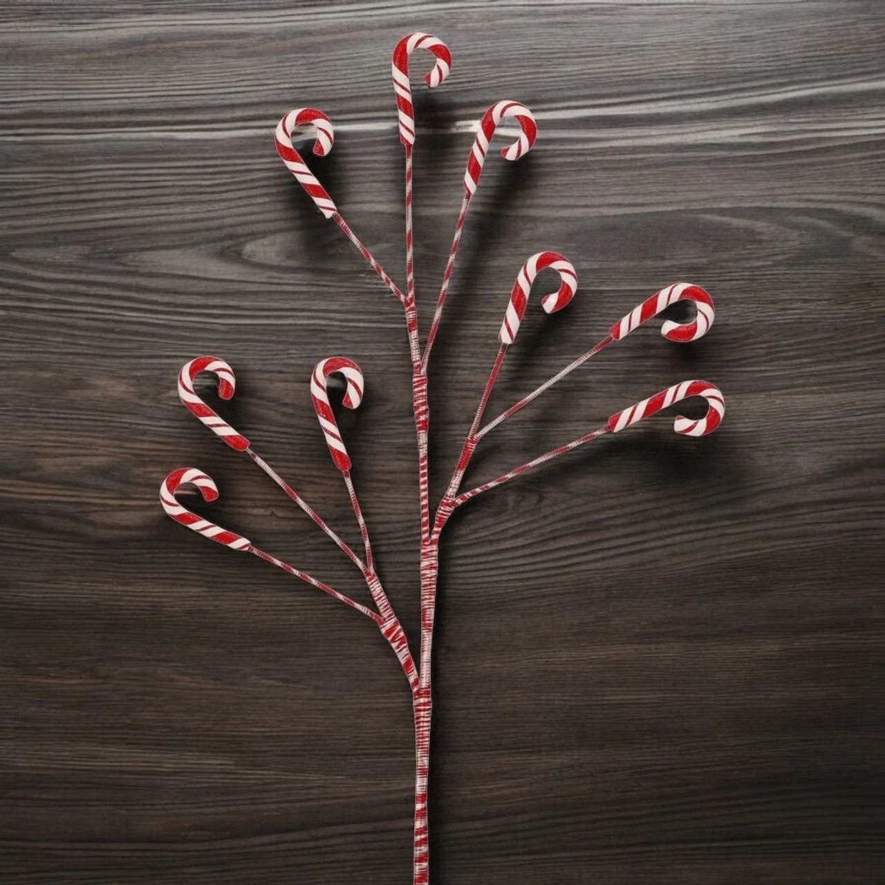 22 Inch Dough Triple Candy Cane Spray 2 22 Inch Dough Triple Candy Cane Spray - Image 2