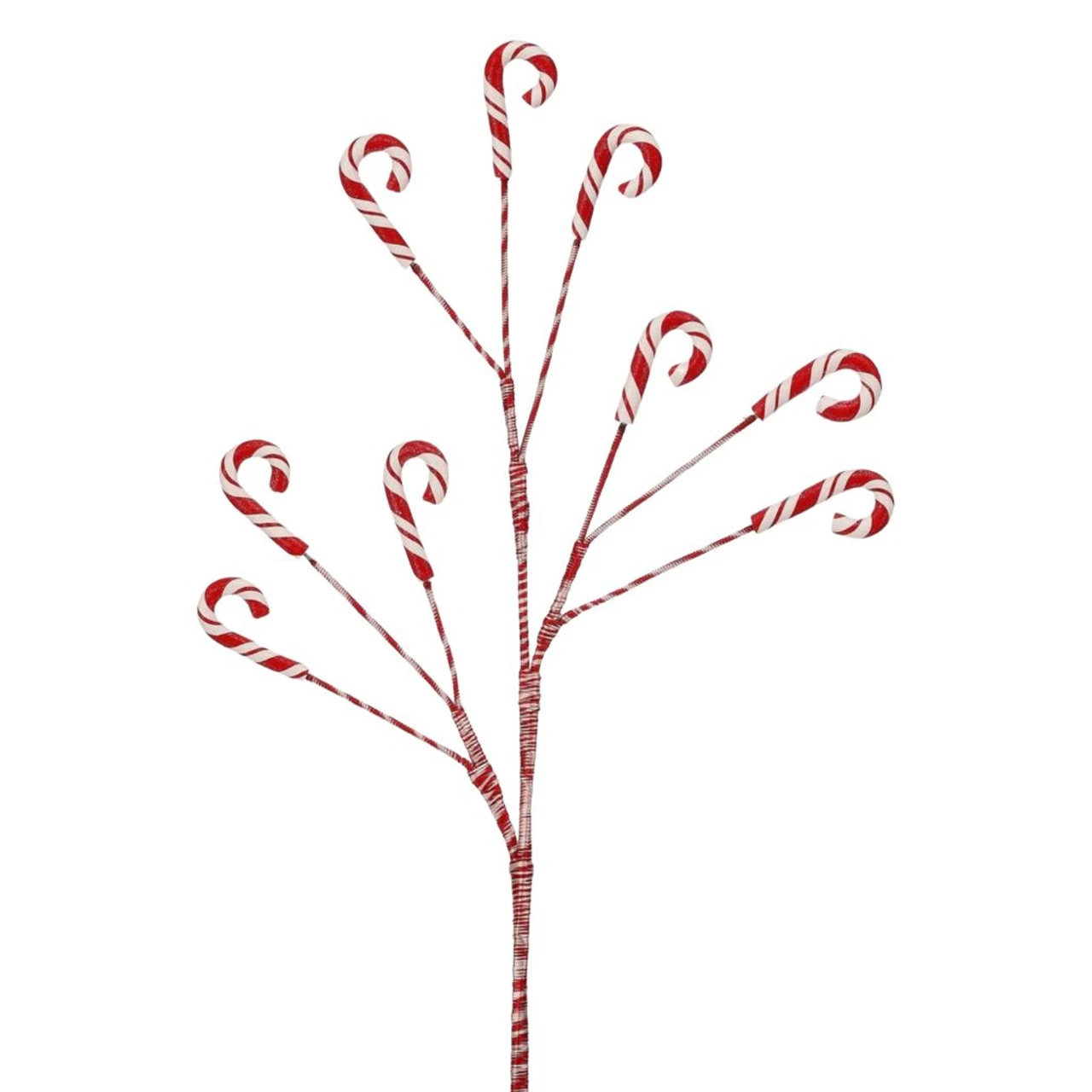 22 Inch Dough Triple Candy Cane Spray 1 22 Inch Dough Triple Candy Cane Spray