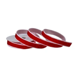 Red/White Sheldon Velvet Ribbon 1 Inch X 10 Yards