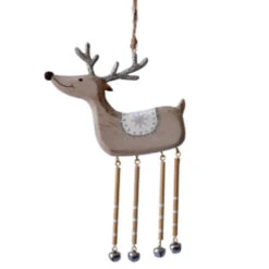 Silver Deer Ornament