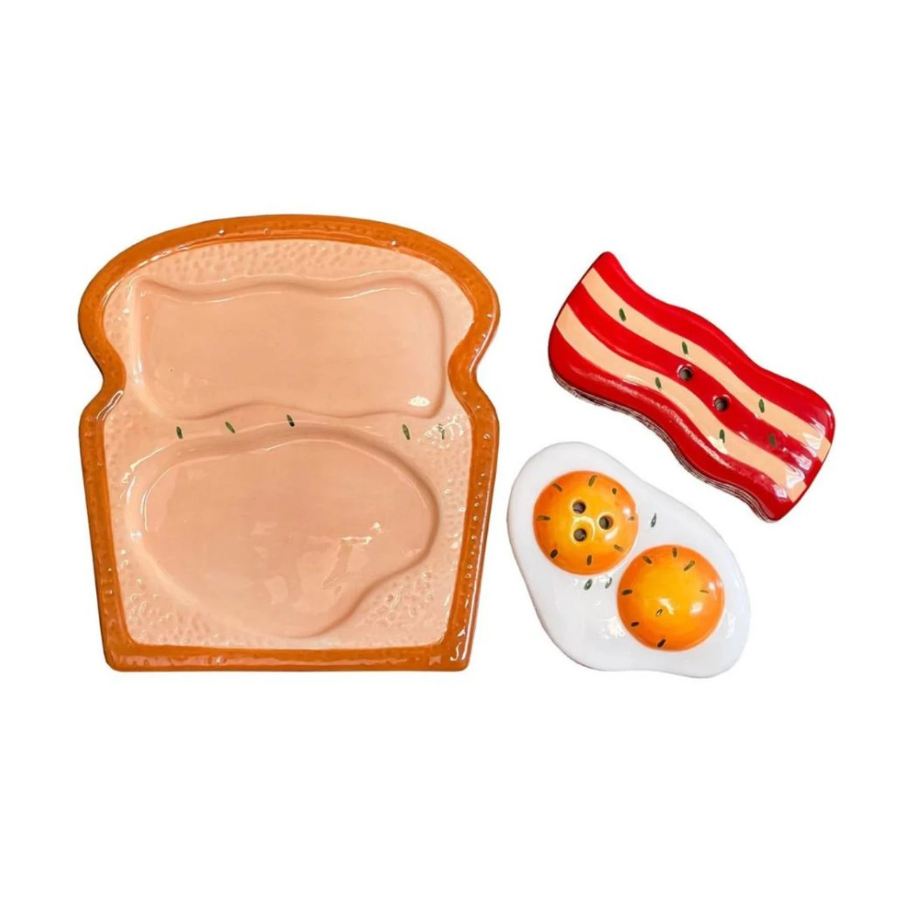 Breakfast Is Served Salt & Pepper Shaker Set 2 Breakfast Is Served Salt & Pepper Shaker Set - Image 2