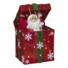 Lighted Musical Animated Santa Gift Box