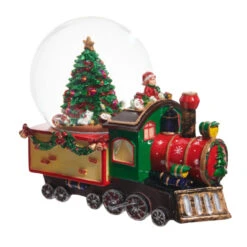 Musical Christmas Train Water Globe
