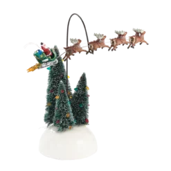 Department 56 - Original Snow Village - National Lampoon's Christmas Vacation - Flaming Sleigh