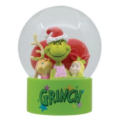 Grinch Max And Cindy Lou Snow Globe
